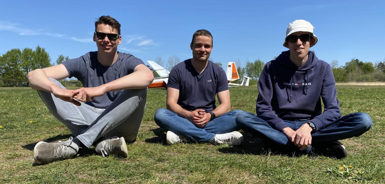 Prüfung bestanden: Max Friedrich, Luca Vogt, Emil Büge