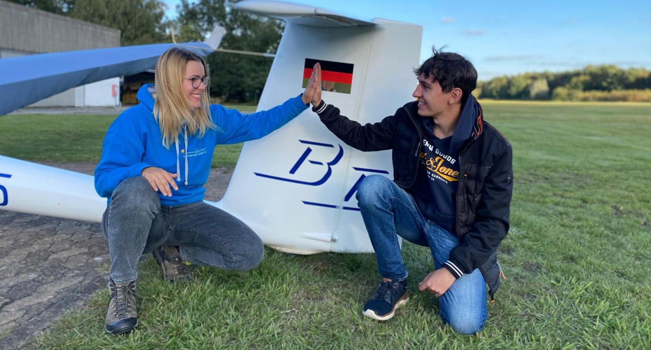 Bestandene Prüfung Clara und Marcel