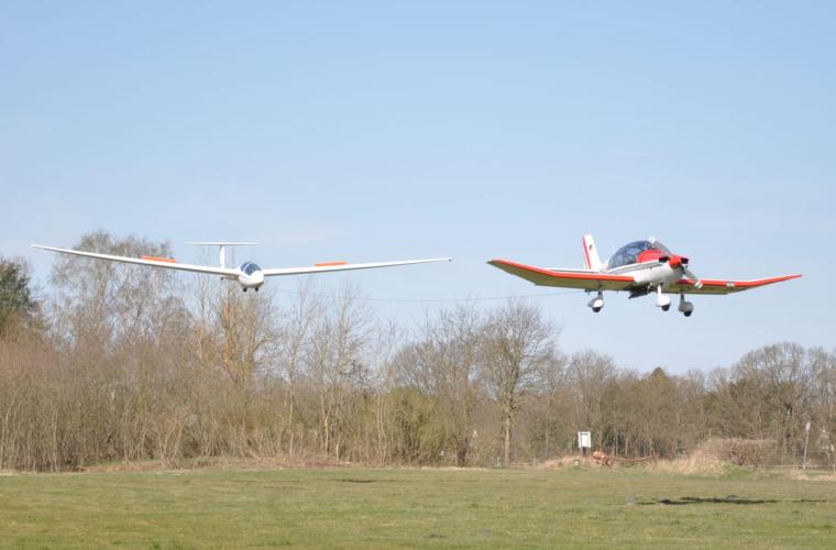 F-Schlepp auf dem Flugplatz Ehlershausen
