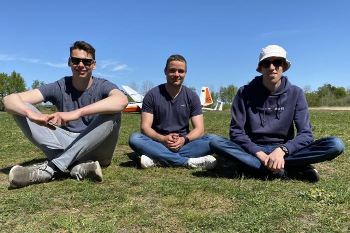 Prüfung bestanden: Max Friedrich, Luca Vogt, Emil Büge