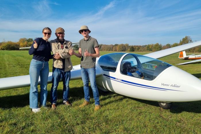 Prüfung Adrian und Carlotta mit Thomas Schüttoff