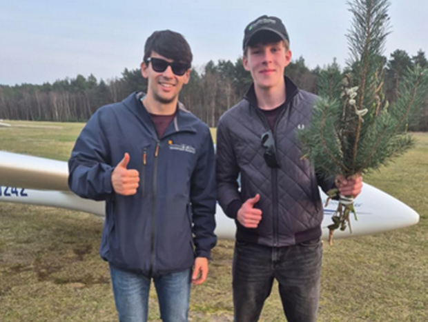 Freiflug Sven mit Marian
