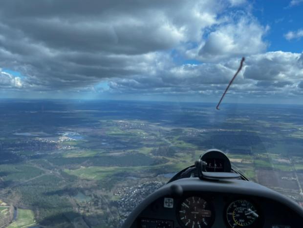 Bild aus der Luft beim Osterlager 2023